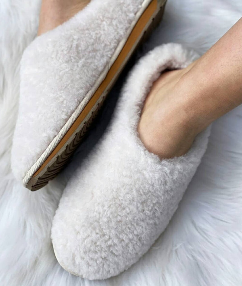 Emu Joy Teddy Slippers Emu Womens Slippers Joy Teddy Natural