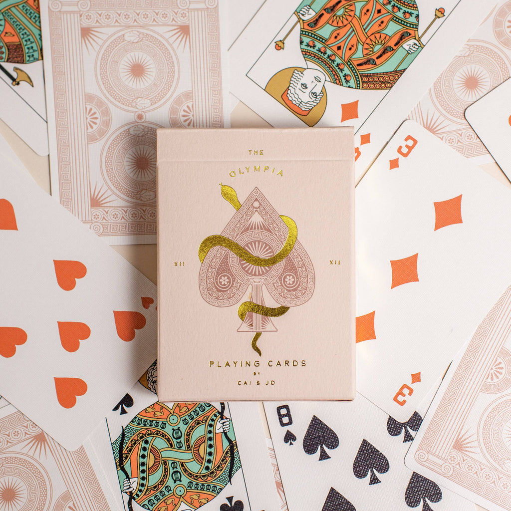 The Olympia Playing Cards in Stone cai & jo 