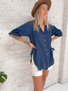 Sophie Blouse - Navy Top Florence The Label 