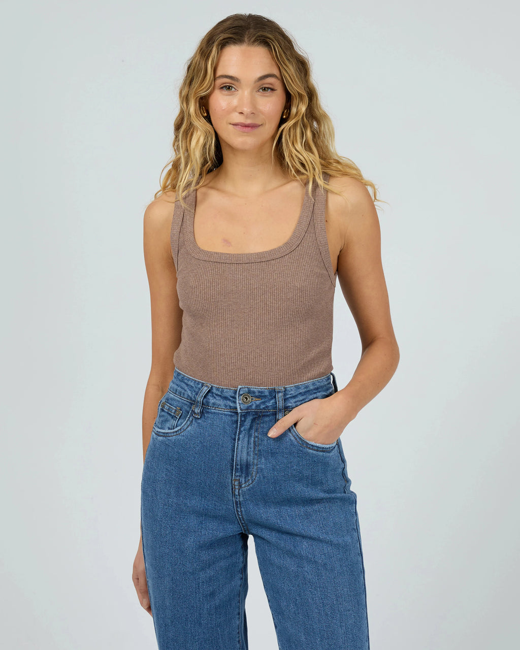 Mia Tank - Brown Tee Silent Theory 