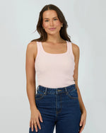 Mia Tank - Blush Marle Tee Silent Theory 