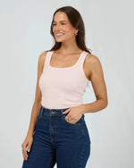 Mia Tank - Blush Marle Tee Silent Theory 