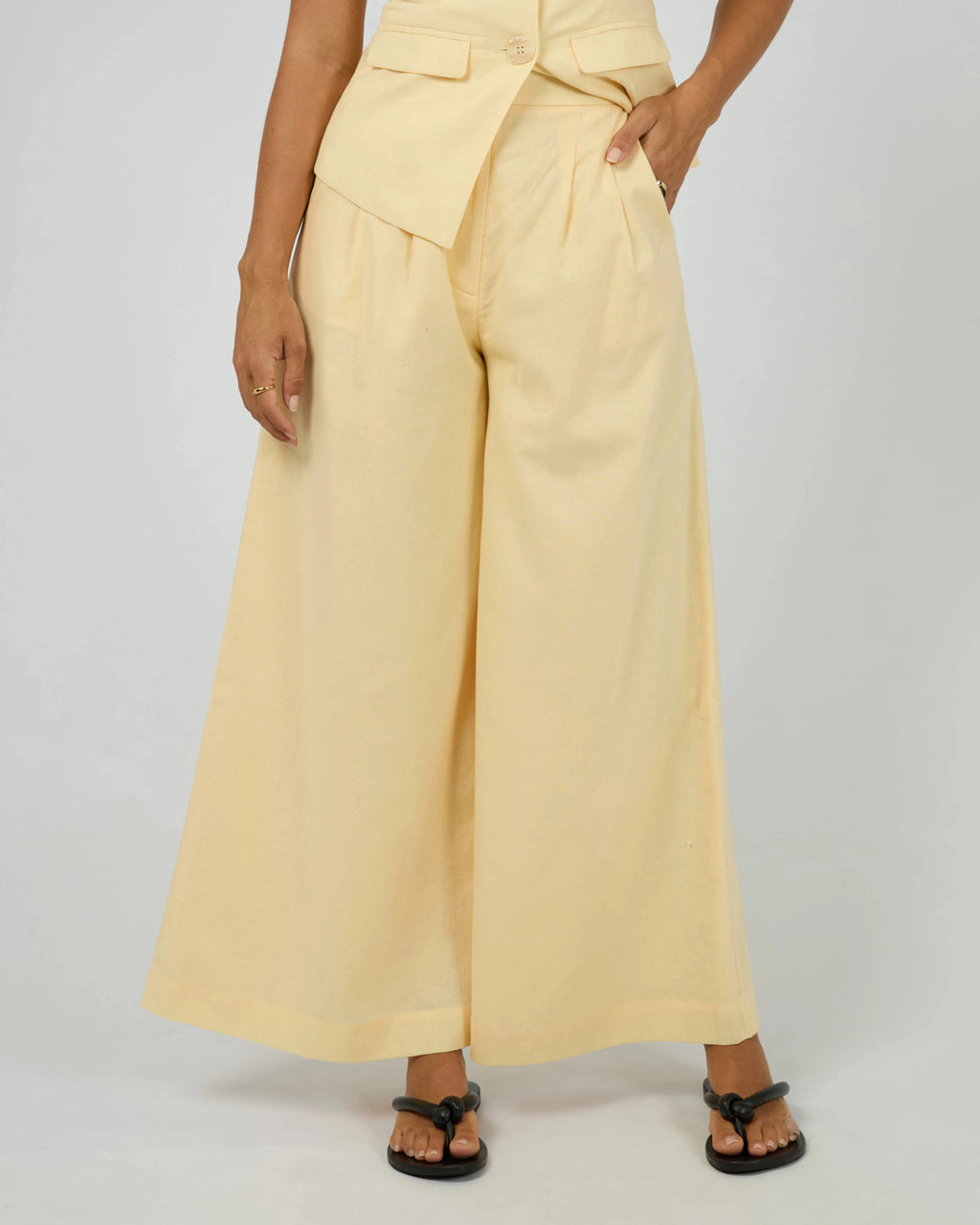 Alessa Linen Pant Pants All About Eve 