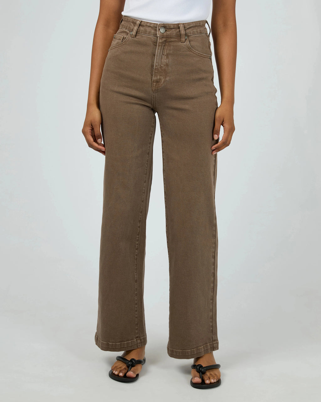 Jacqui Wide Leg - Cocoa Pants All About Eve 