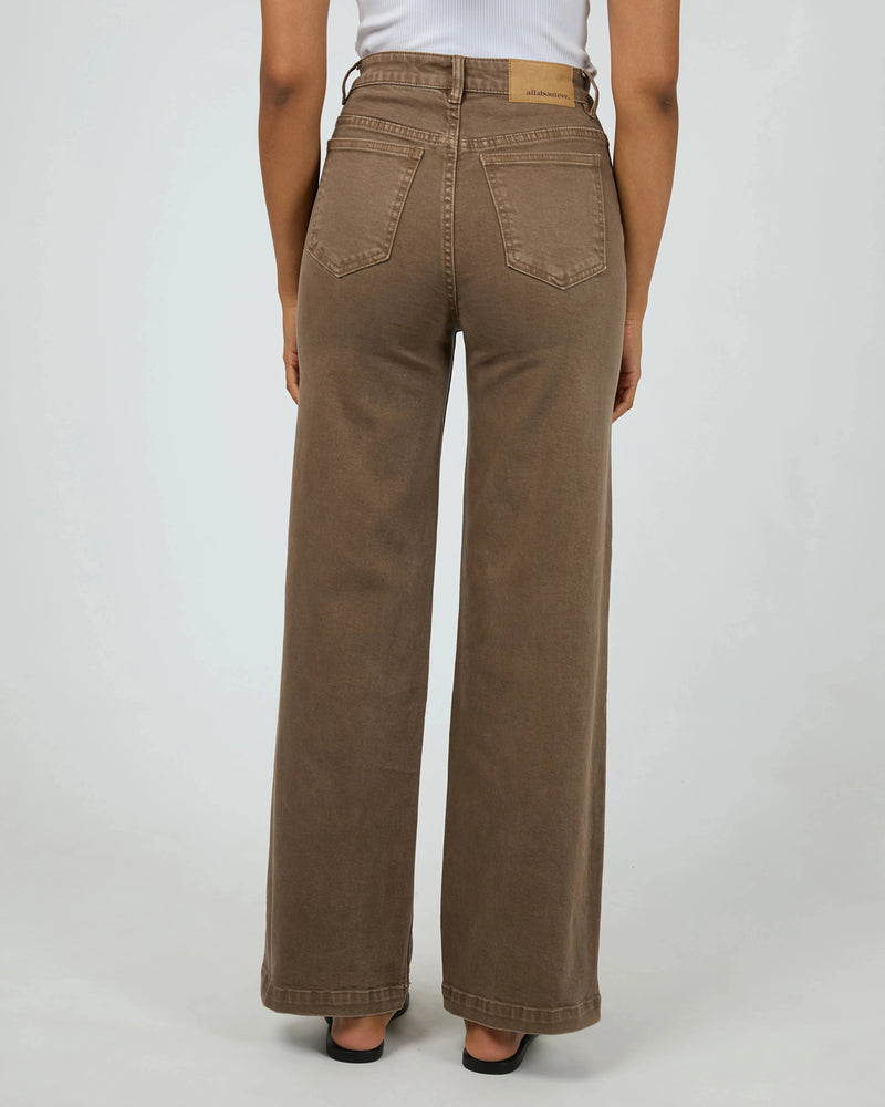 Jacqui Wide Leg - Cocoa Pants All About Eve 
