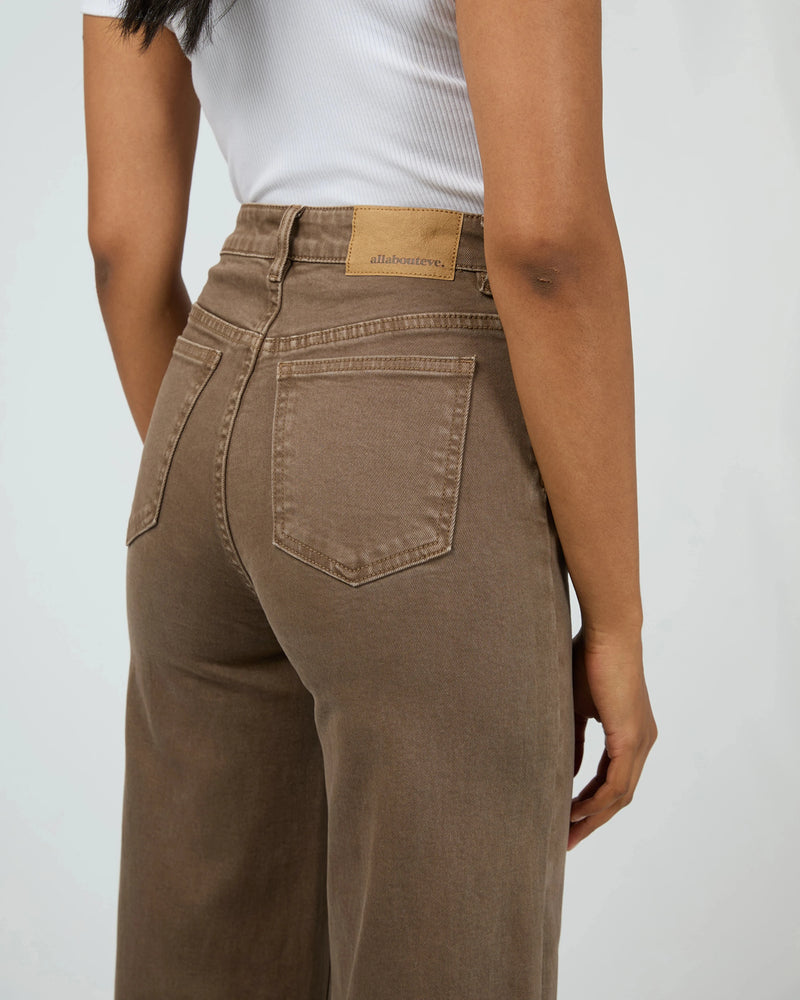 Jacqui Wide Leg - Cocoa Pants All About Eve 