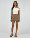 Lenni Mini Skort - Cocoa skort All About Eve 