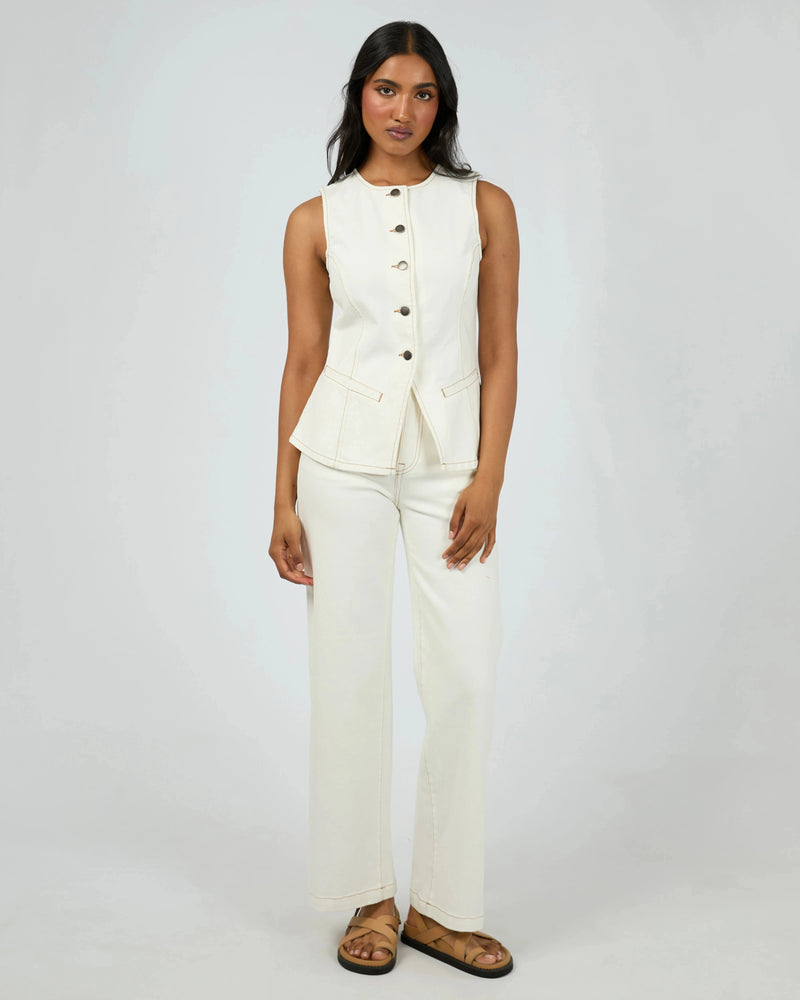 Lena Denim Vest Vest All About Eve 