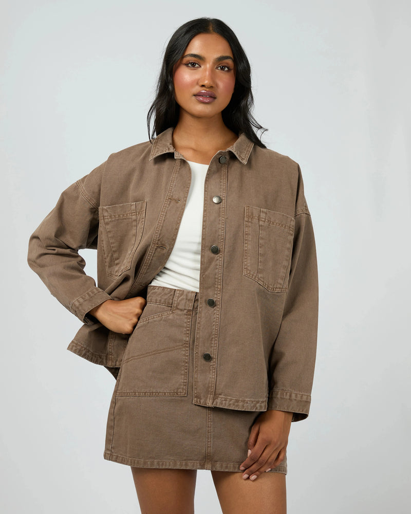 Dale Shacket - Cocoa Jacket All About Eve 