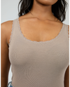 Washed Rib Lace Tank Tee All About Eve 