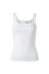 Contour Rib Square Neck Tank Tank Ceres Life 