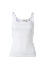 Contour Rib Square Neck Tank Tank Ceres Life 