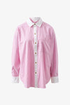 Peta Oversized Shirt - Hibiscus Pink Shirt Ceres Life 