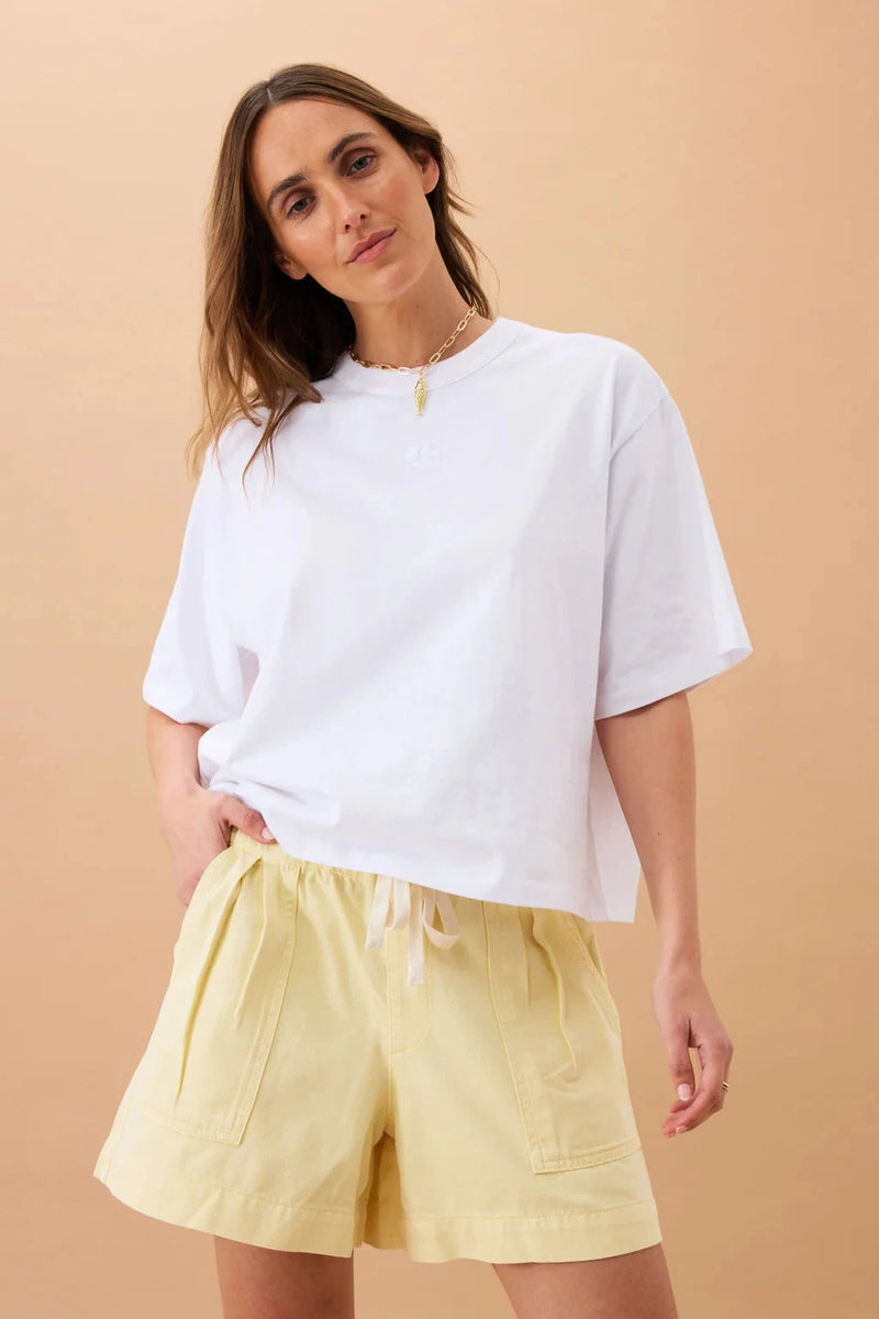 Darcy Relaxed Everyday Short - Washed Butter Shorts Ceres Life 