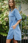 Relaxed Shirt Dress Dress Ceres Life 