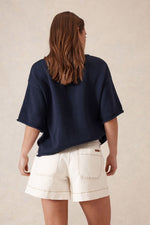 Esther Denim Patch Pocket Short Shorts Ceres Life 