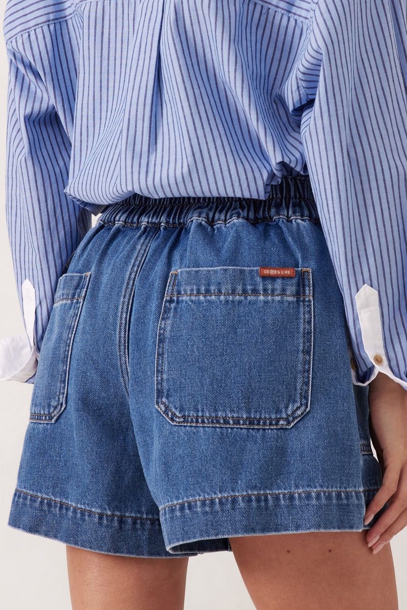 Weekender Short - Fresh Indigo Shorts Ceres Life 