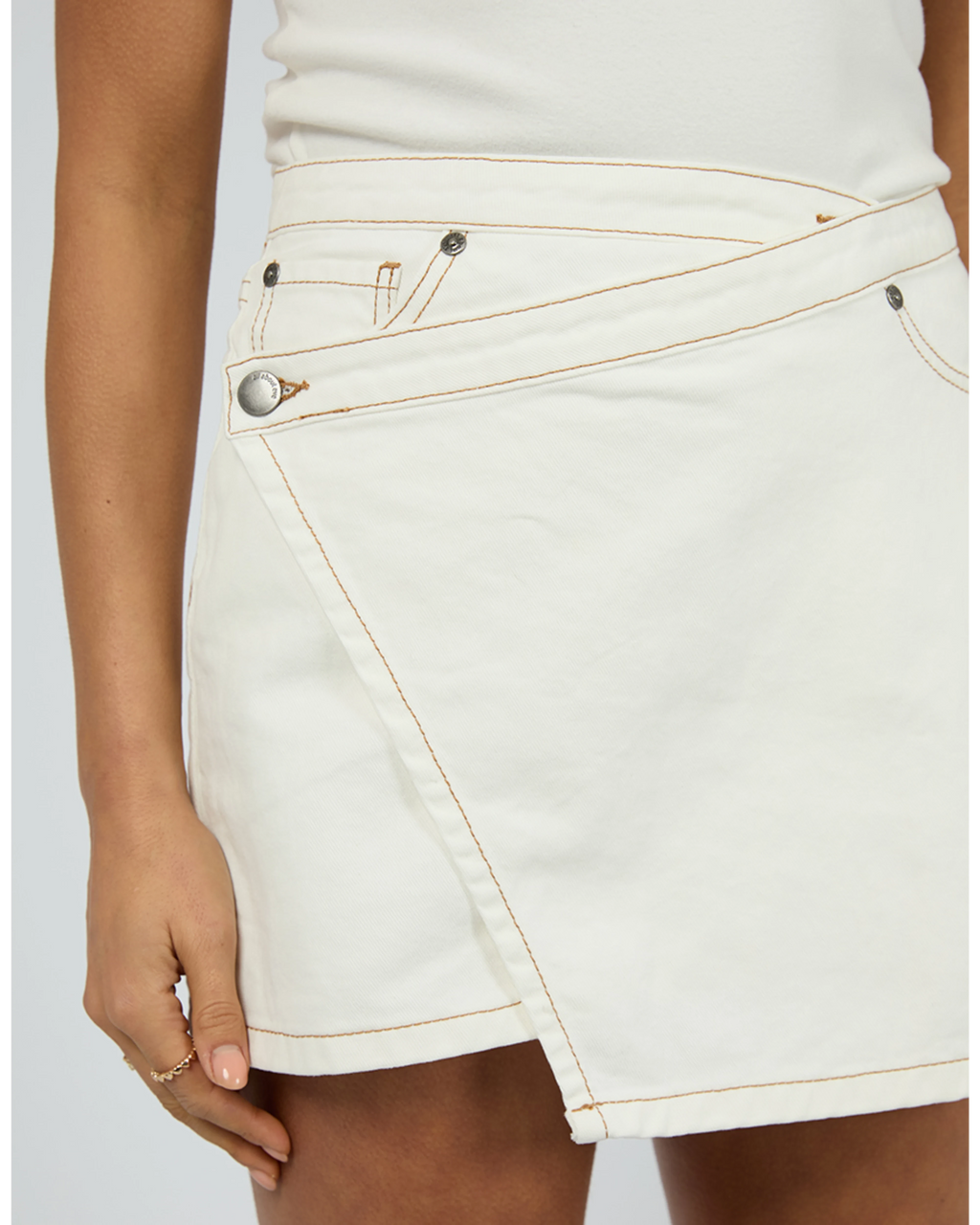 Lenni Mini Skort - Vintage White skort All About Eve 