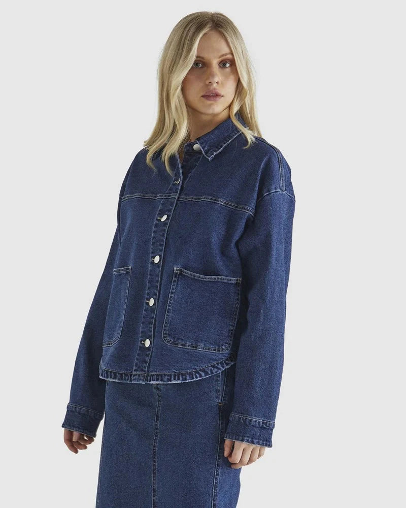 Marza Jacket - 78 Wash Blue Jacket Sass 