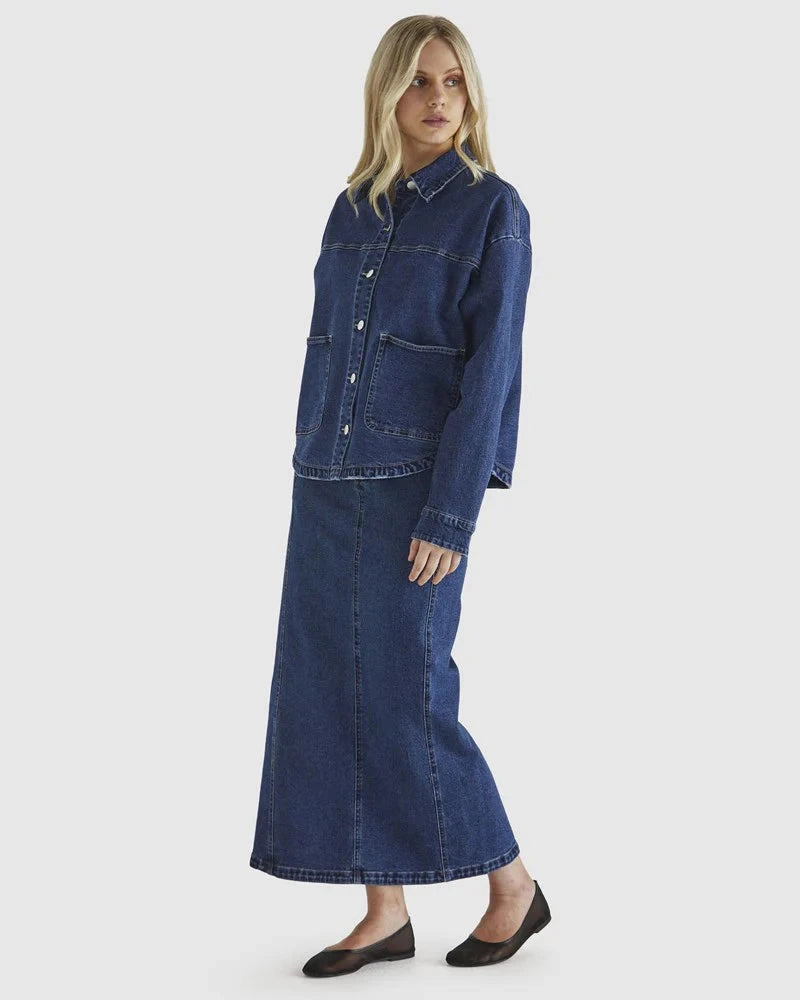 Marza Jacket - 78 Wash Blue Jacket Sass 
