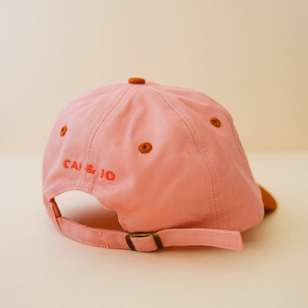 Hibiscus embroidered cap cai & jo 