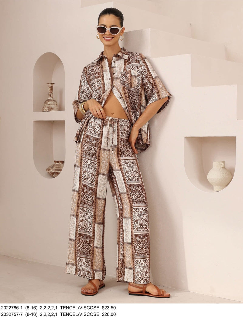 Aurora High Waisted Wide Leg Pants Pants Iris Maxi 