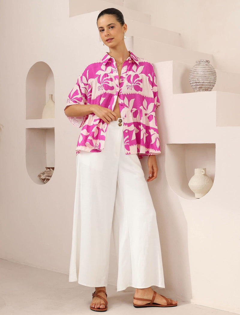 Lola Shirt Top Iris Maxi 