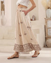 Le Fleur Embroidary Pant - Brown Pants Iris Maxi 