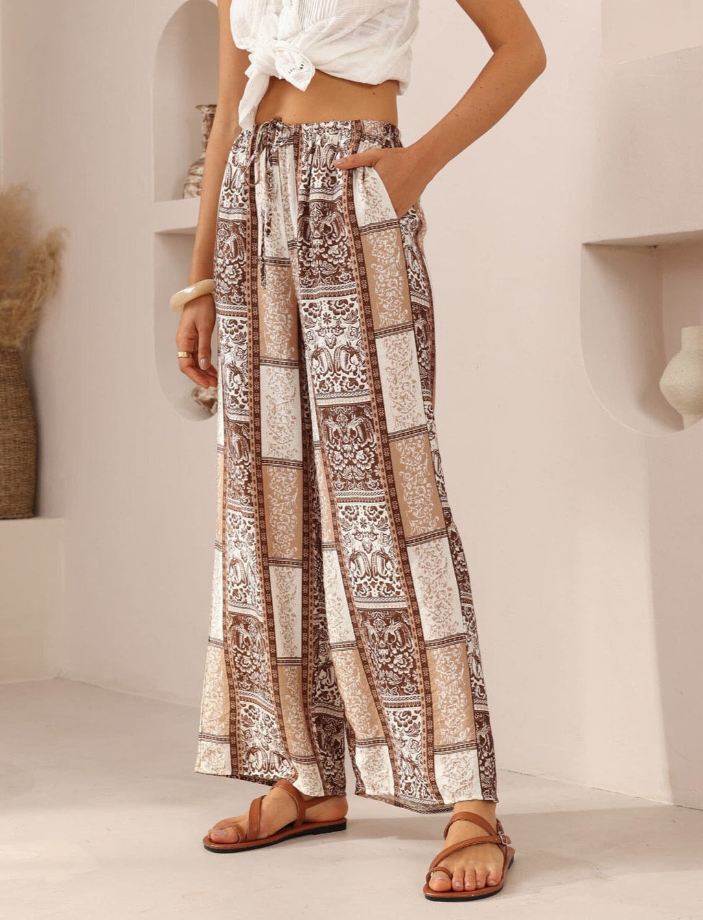 Aurora High Waisted Wide Leg Pants Pants Iris Maxi 