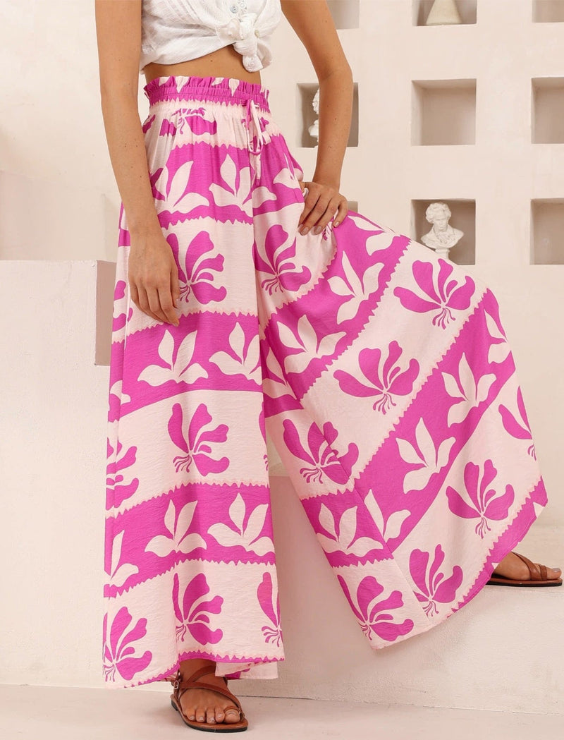 Lola High Waisted Wide Leg Pants Pants Iris Maxi 