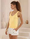 Poppy Knit Singlet - Yellow Iris Maxi 