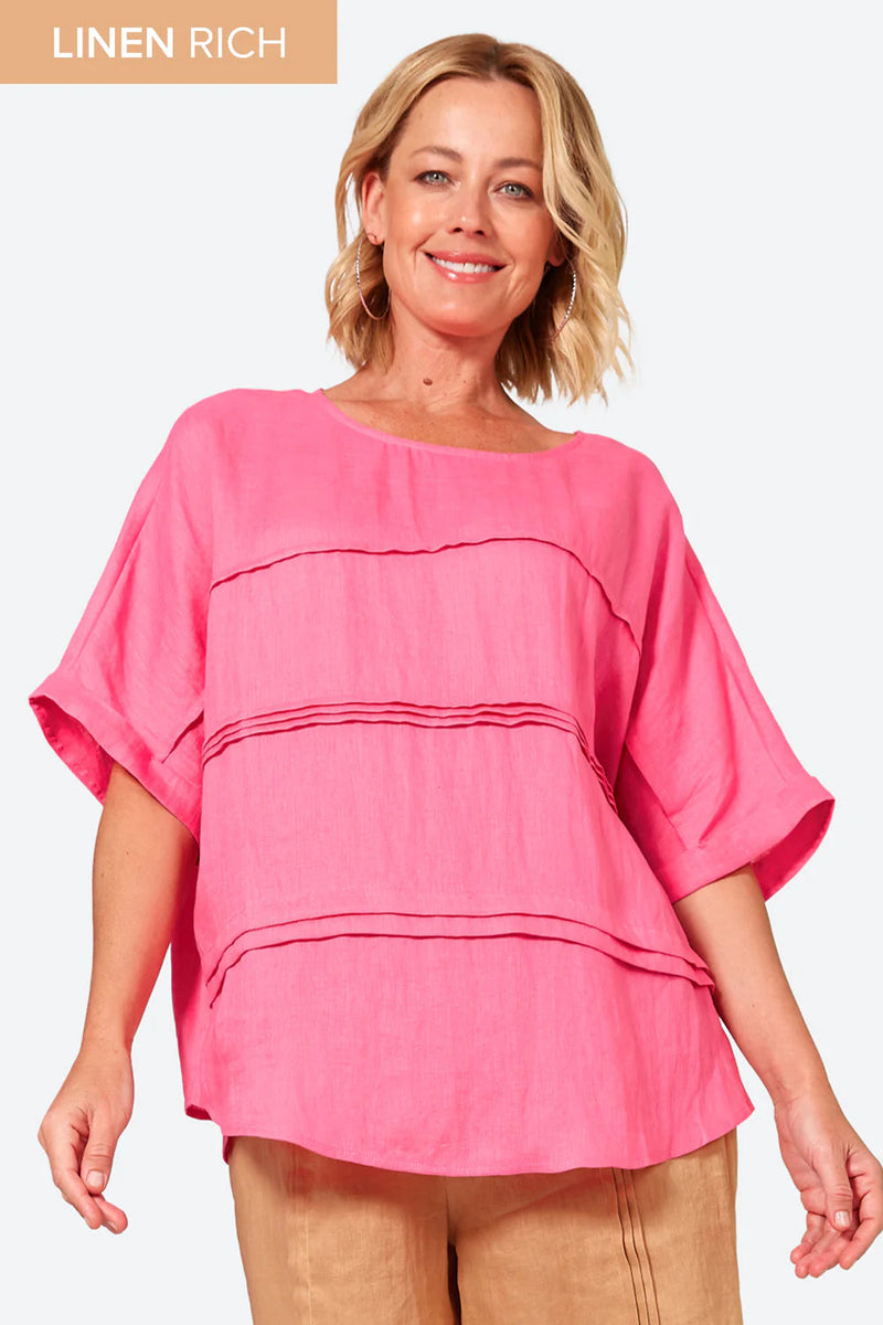 La Vie Pintuck Top - Candy Top Eb & Ive 