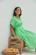 La Vie Shirt Dress - Kiwi Top Eb & Ive 