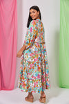 Esprit Tiered Dress - Pink Flourish Top Eb & Ive 