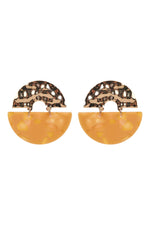 Elan Moon Earring Earrings Eb & Ive Honey 