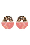 Elan Moon Earring Earrings Eb & Ive Lychee 
