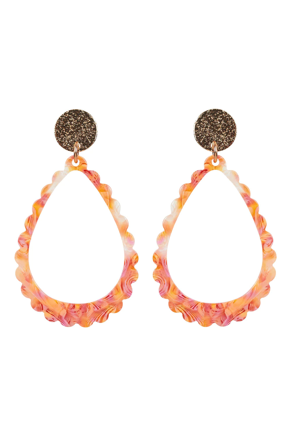 Esprit Teardrop Earring Earrings Eb & Ive Melon 