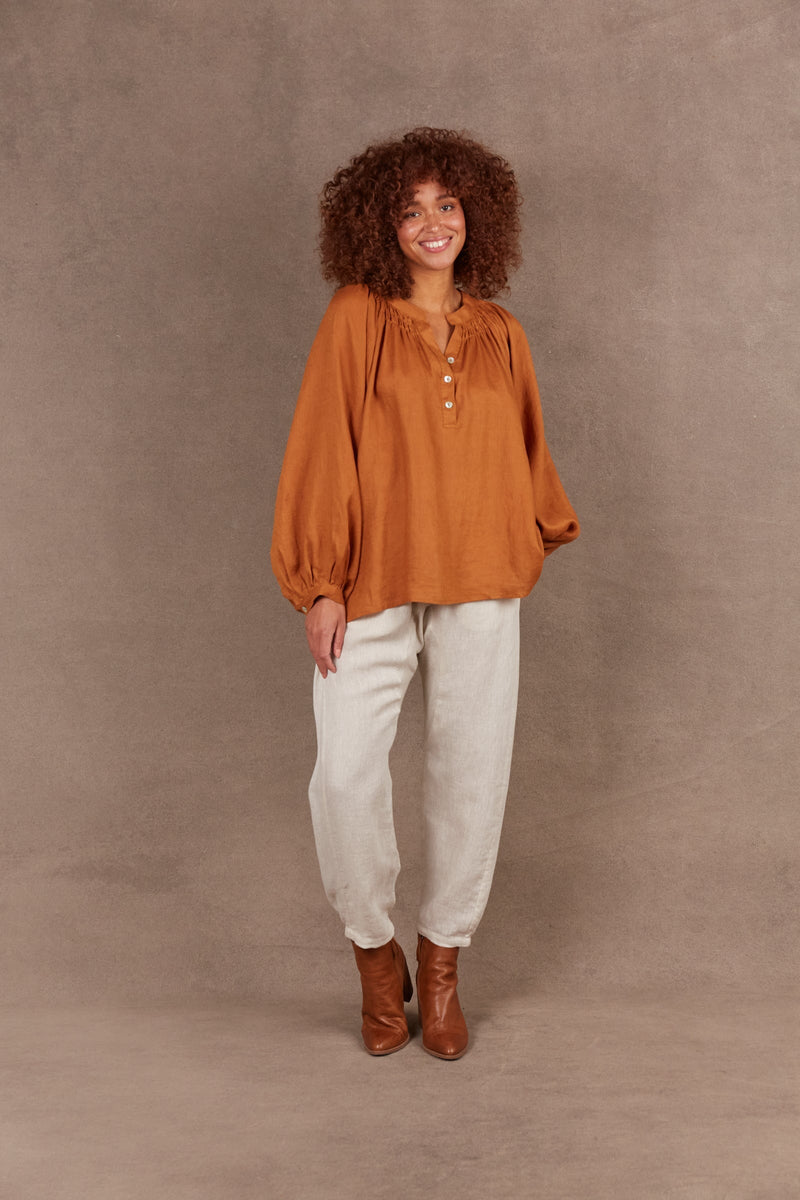 Nama Blouse - Ochre Shirt Eb & Ive 