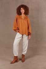 Nama Blouse - Ochre Shirt Eb & Ive 