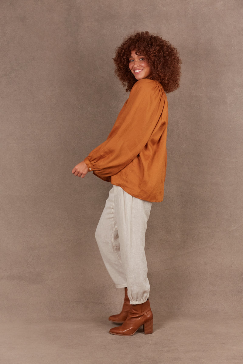 Nama Blouse - Ochre Shirt Eb & Ive 