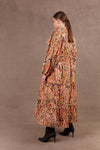 Mayan Tiered Maxi - Ochre Dress Eb & Ive 