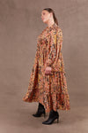 Mayan Tiered Maxi - Ochre Dress Eb & Ive 