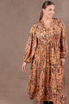 Mayan Tiered Maxi - Ochre Dress Eb & Ive 