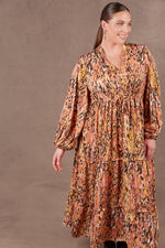 Mayan Tiered Maxi - Ochre Dress Eb & Ive 