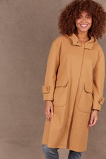 Mohave Hood Jacket - Camel Jacket Eb & Ive 