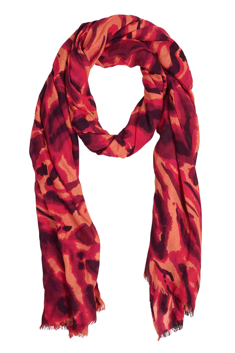 Mayan Scarf - Magenta Scarf Eb & Ive 