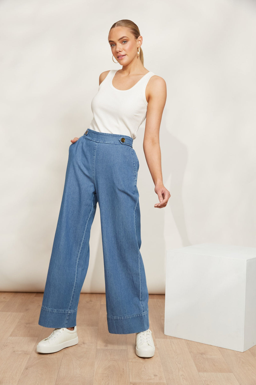 Playa Pant - Denim Pants Eb & Ive 