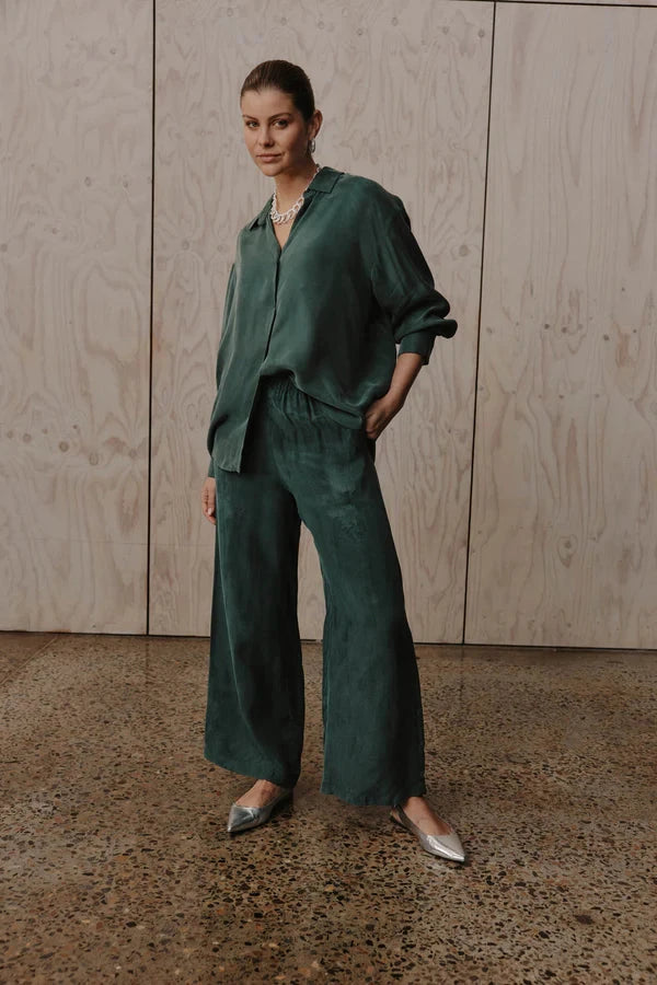 Eden Shirt - Adventurine Top Eb & Ive 