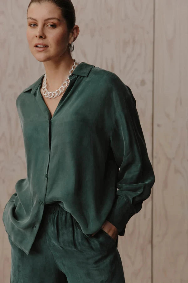 Eden Shirt - Adventurine Top Eb & Ive 