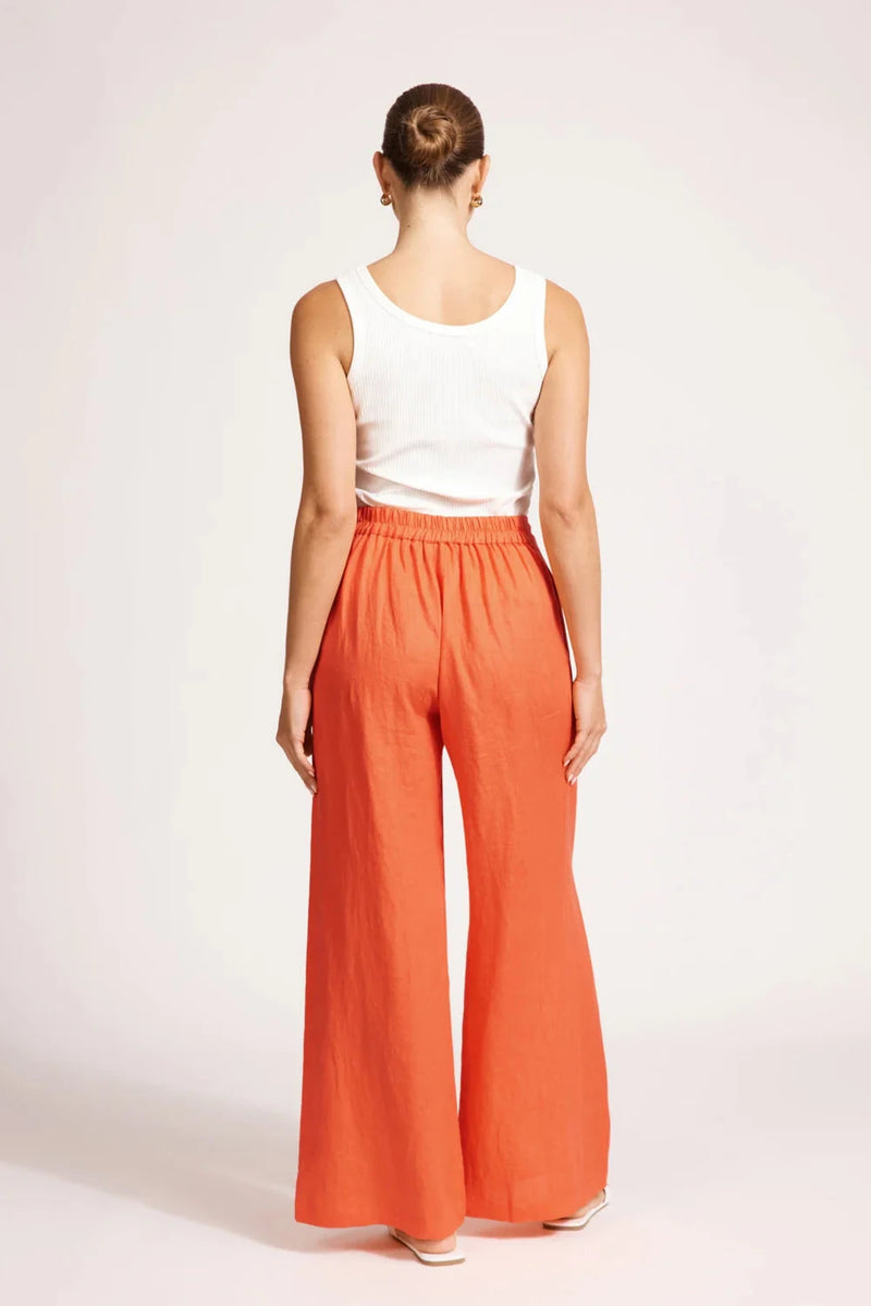 Miramer Palazzo Pant - Coral Shorts Eb & Ive 